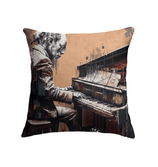 Gettin' Jazzy On Piano Indoor Pillow - Beyond T-shirts