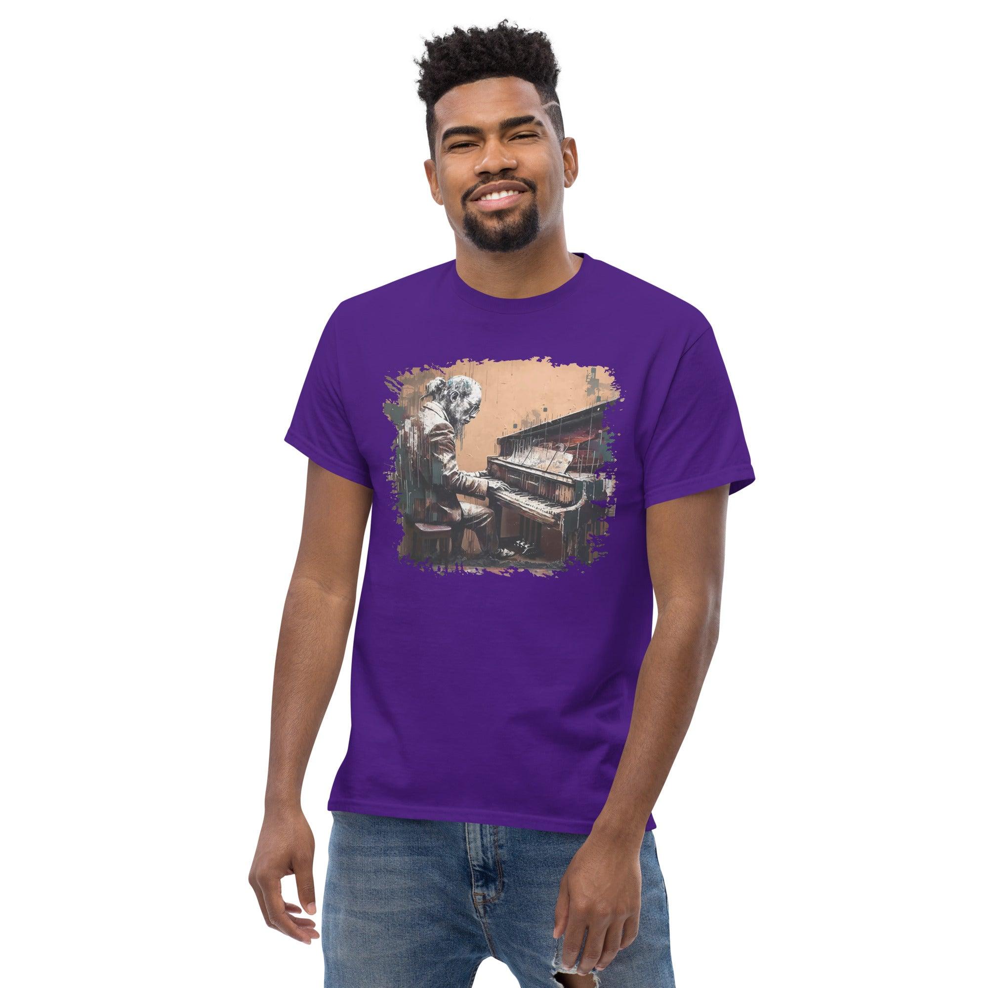 Gettin' Jazzy On Piano Men's Classic Tee - Beyond T-shirts