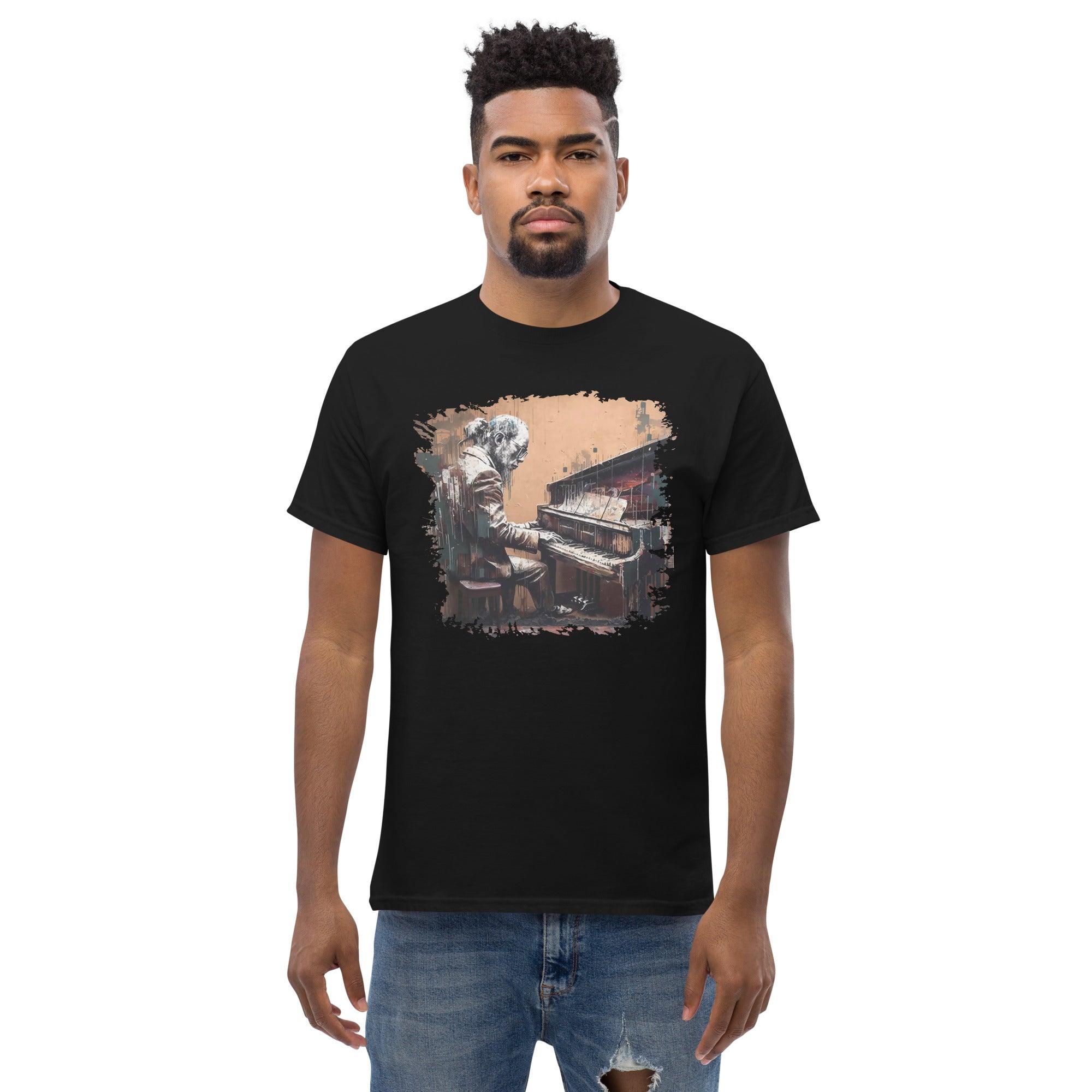Gettin' Jazzy On Piano Men's Classic Tee - Beyond T-shirts