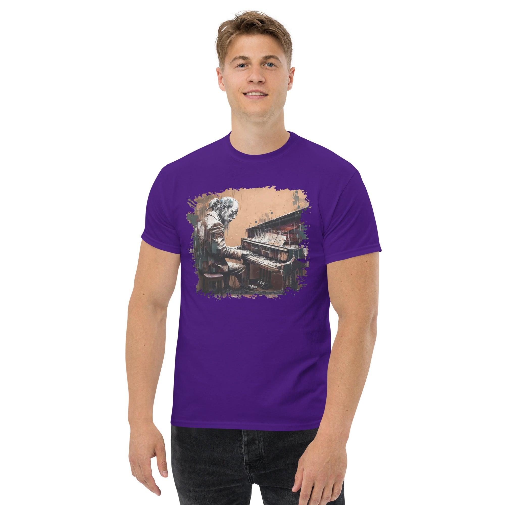 Gettin' Jazzy On Piano Men's Classic Tee - Beyond T-shirts