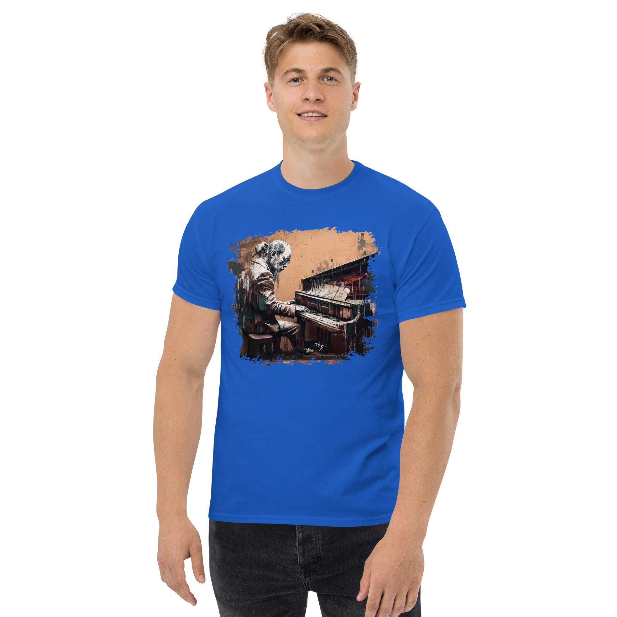 Gettin' Jazzy On Piano Men's Classic Tee - Beyond T-shirts