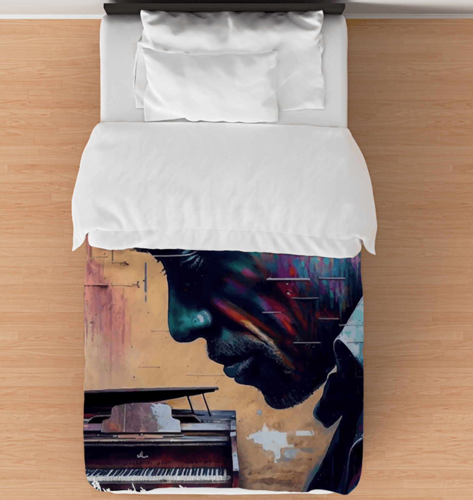 Groovin' On The Keys Comforter - Twin - Beyond T-shirts