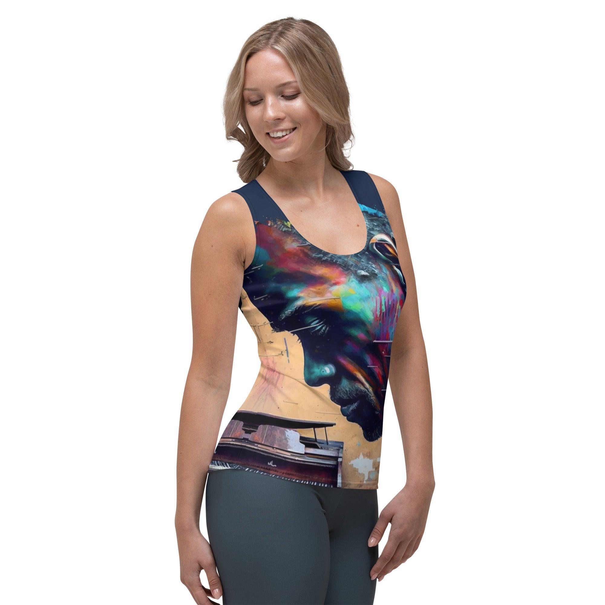 Groovin' On The Keys Sublimation Cut & Sew Tank Top - Beyond T-shirts
