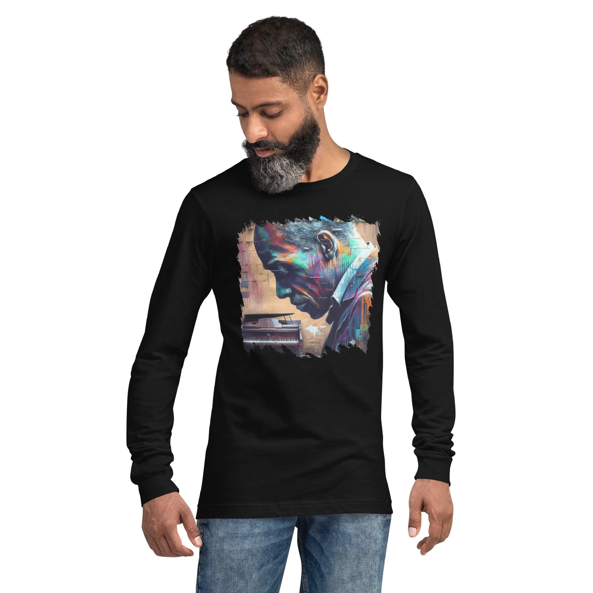 Groovin' On The Keys Unisex Long Sleeve Tee - Beyond T-shirts