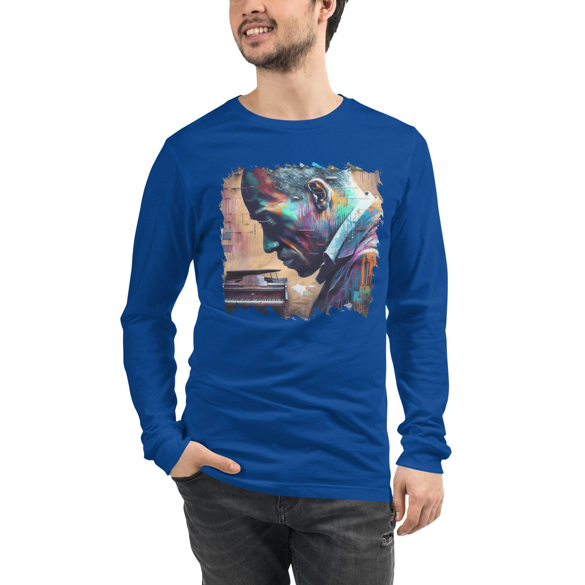 Groovin' On The Keys Unisex Long Sleeve Tee - Beyond T-shirts