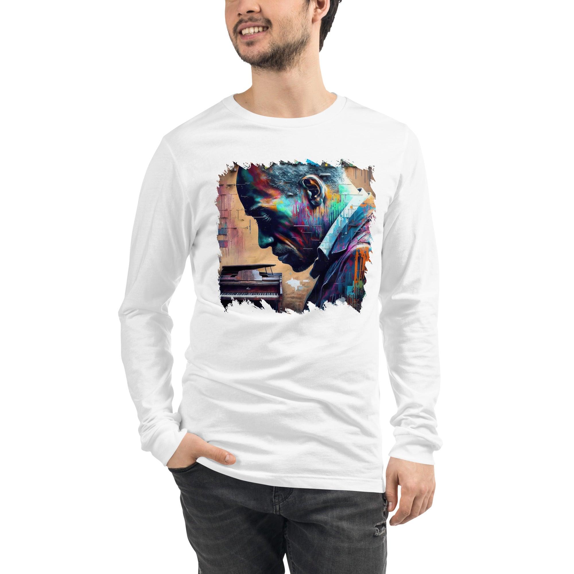 Groovin' On The Keys Unisex Long Sleeve Tee - Beyond T-shirts