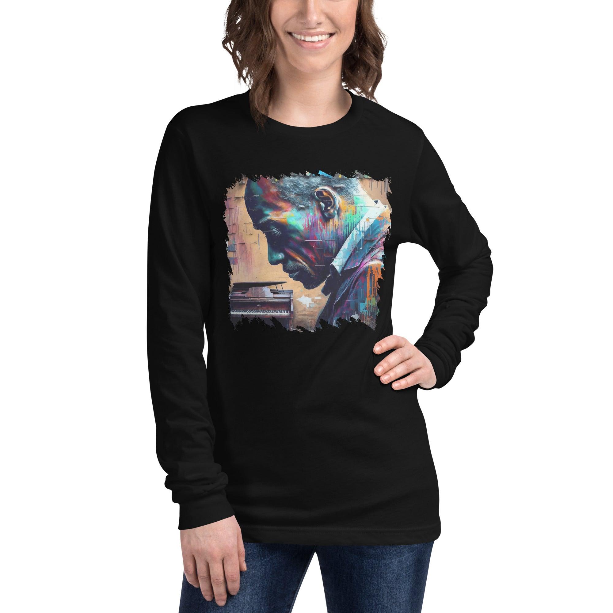 Groovin' On The Keys Unisex Long Sleeve Tee - Beyond T-shirts