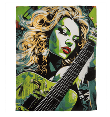 Guitar Has Grit and Excitement Duvet Cover