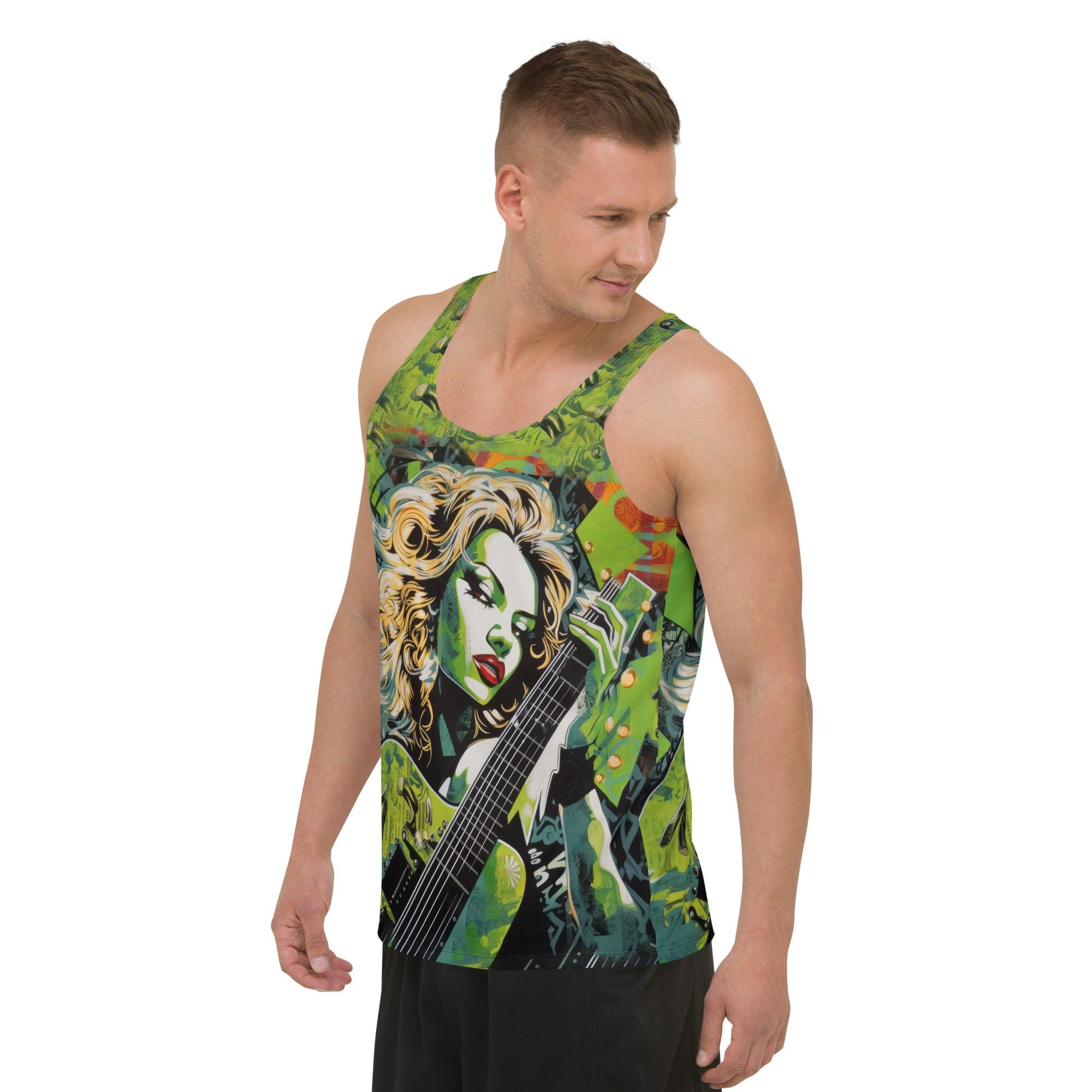 Music-inspired Sleeveless Shirt