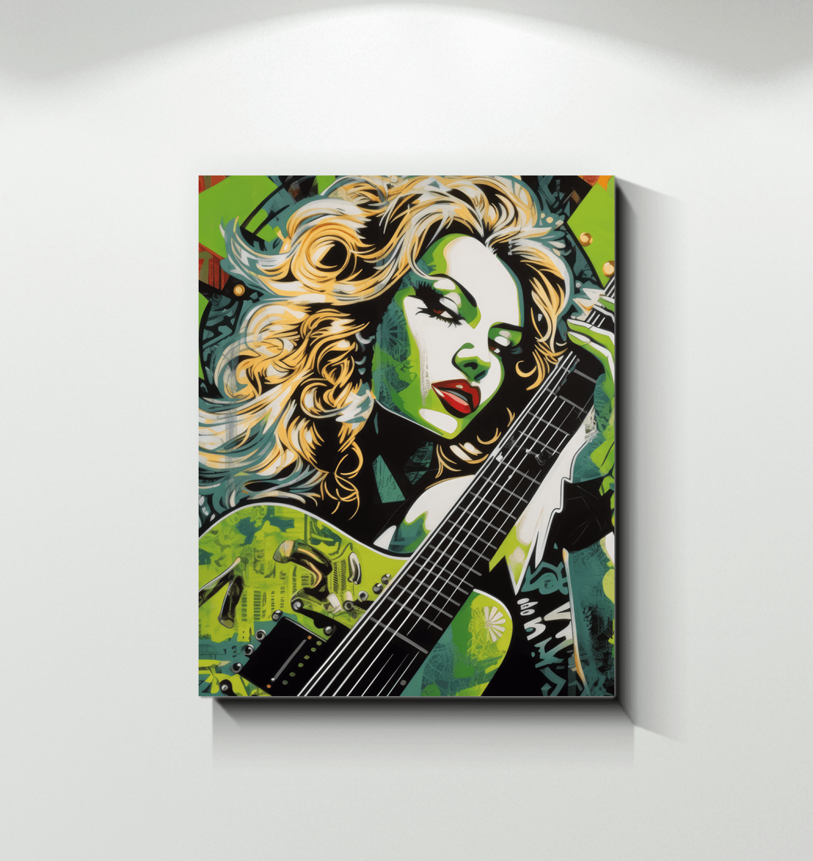 Contemporary Guitar Painting