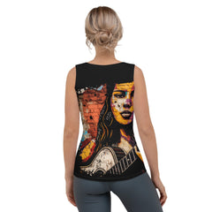 Guitar Inspires Her Art Sublimation Cut & Sew Tank Top - Beyond T-shirts