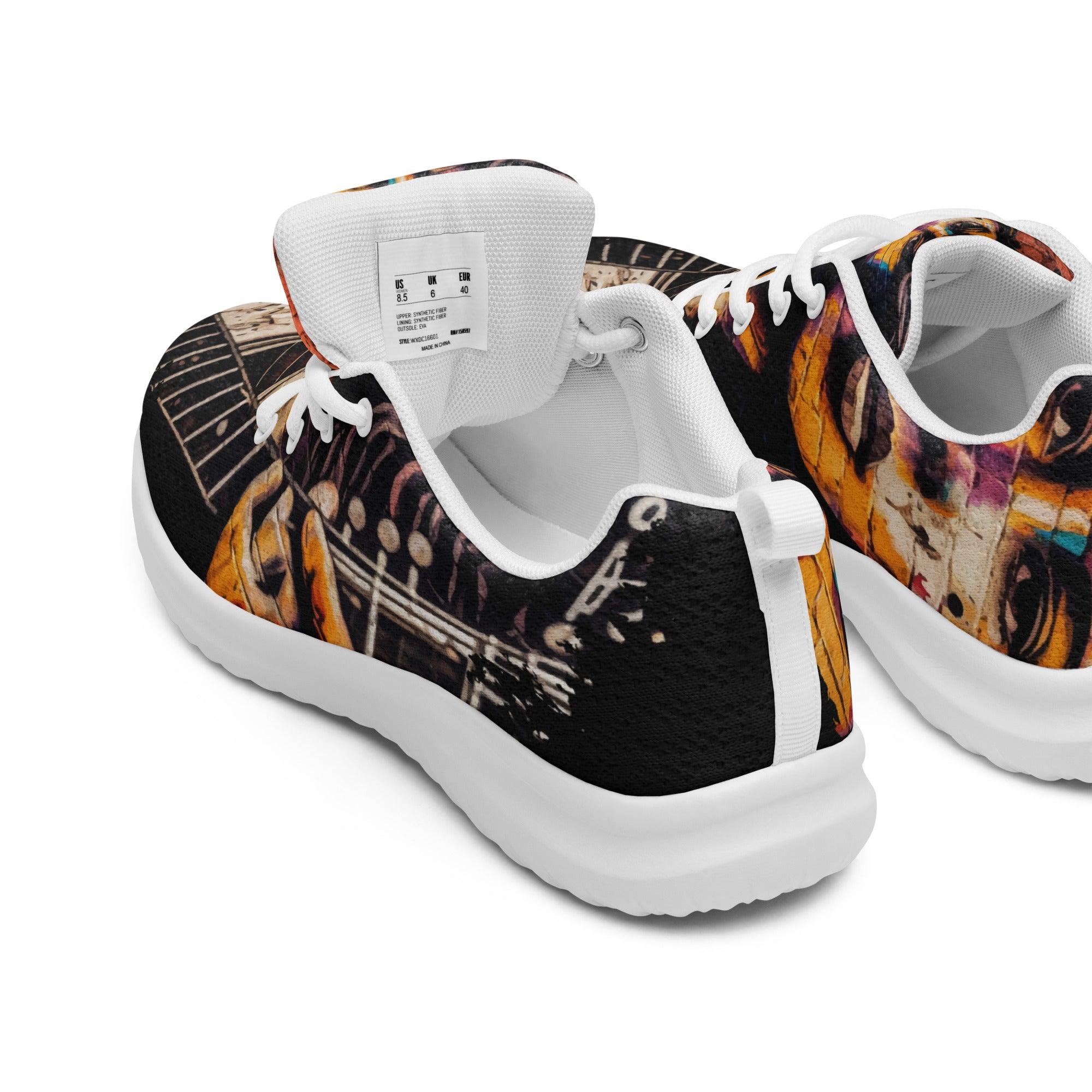 Guitar Inspires Her Art Women’s Athletic Shoes - Beyond T-shirts