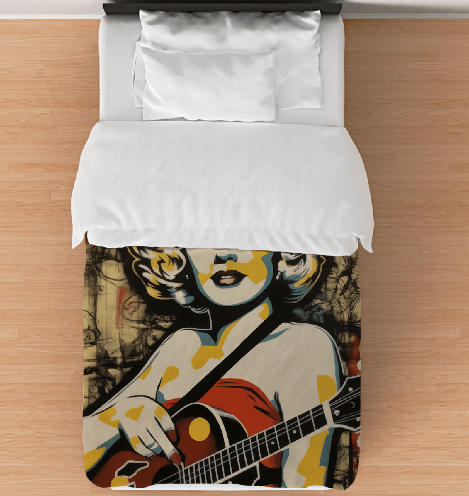 Guitar-themed Comforter Twin