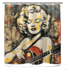 Guitar Shower Curtain