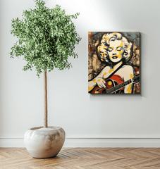 Guitar Wrapped Canvas Art