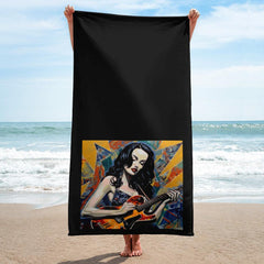 Guitar Guitar Voice Towel - Front View