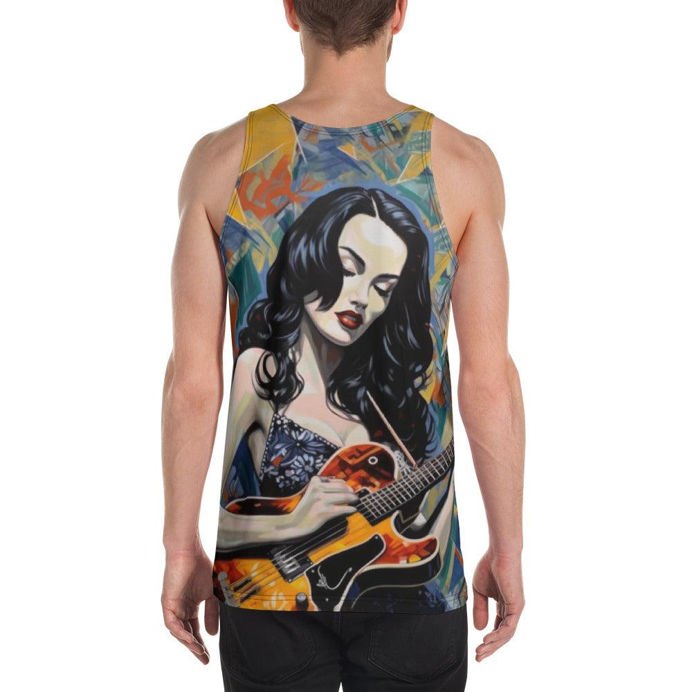 Guitar is a Voice Tank Top - Side Profile