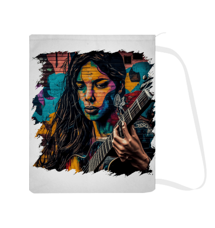 Guitar Is Her Voice Laundry Bag - Beyond T-shirts