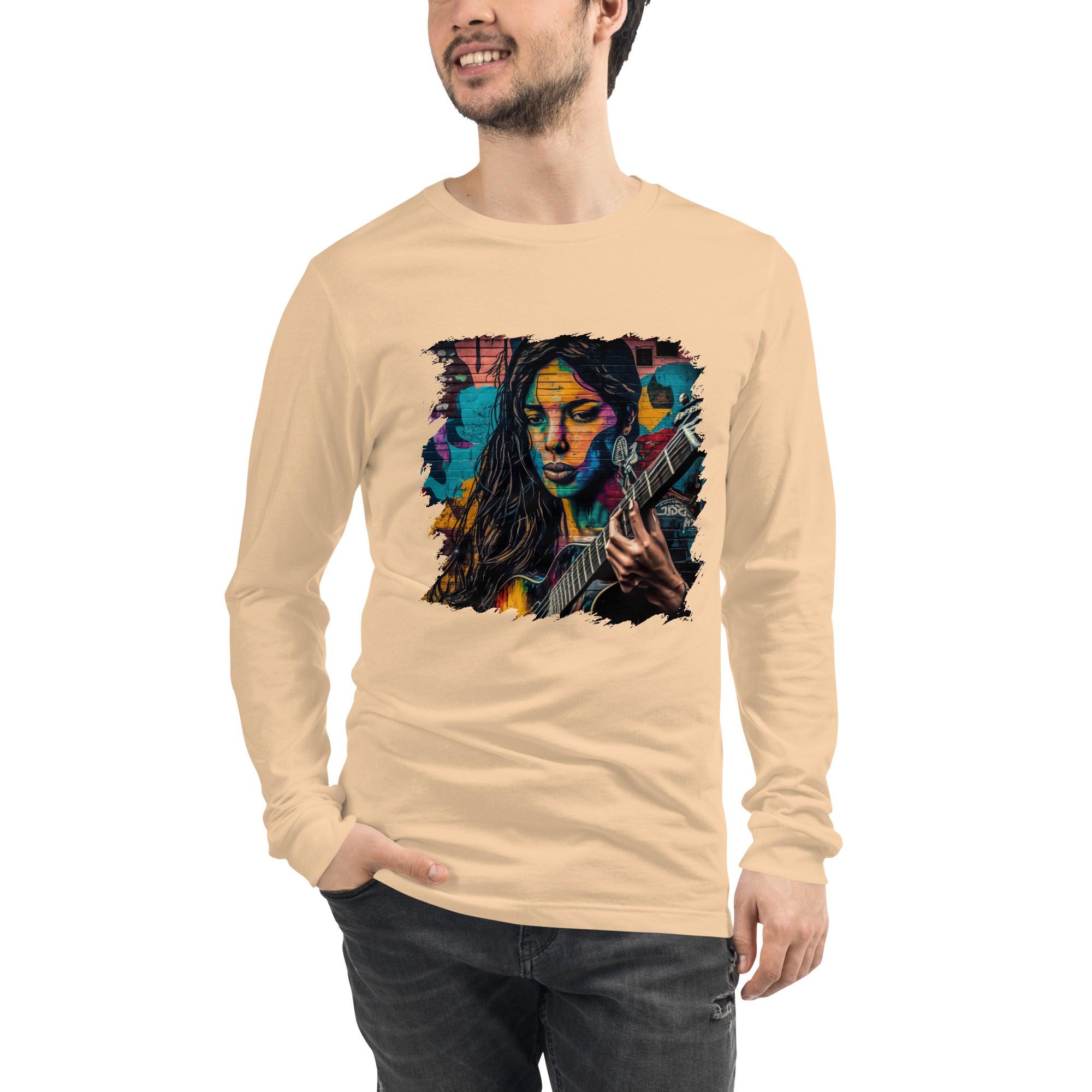 Guitar Is Her Voice Unisex Long Sleeve Tee - Beyond T-shirts