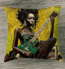 Guitar Pillow Towel Outdoor Accessory