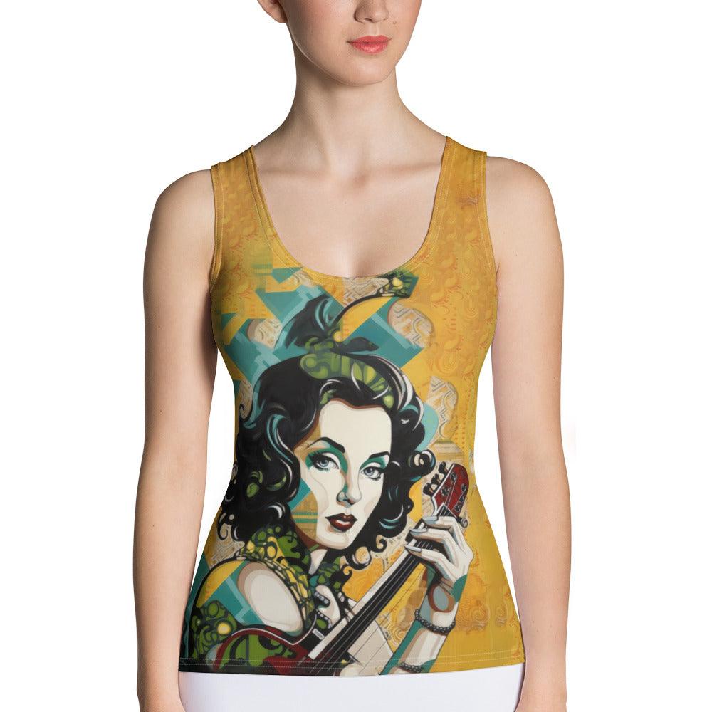 Guitar Is My Guitar Is My Language Sublimation Cut & Sew Tank Top | Music ApparelLanguage Sublimation Cut & Sew Tank Top - Beyond T-shirts