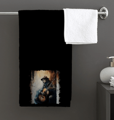 Guitar Is Poetry in Motion Bath Towel - Beyond T-shirts