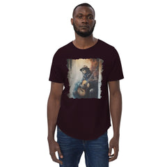 Guitar Is Poetry in Motion Men's Curved Hem T-Shirt - Beyond T-shirts