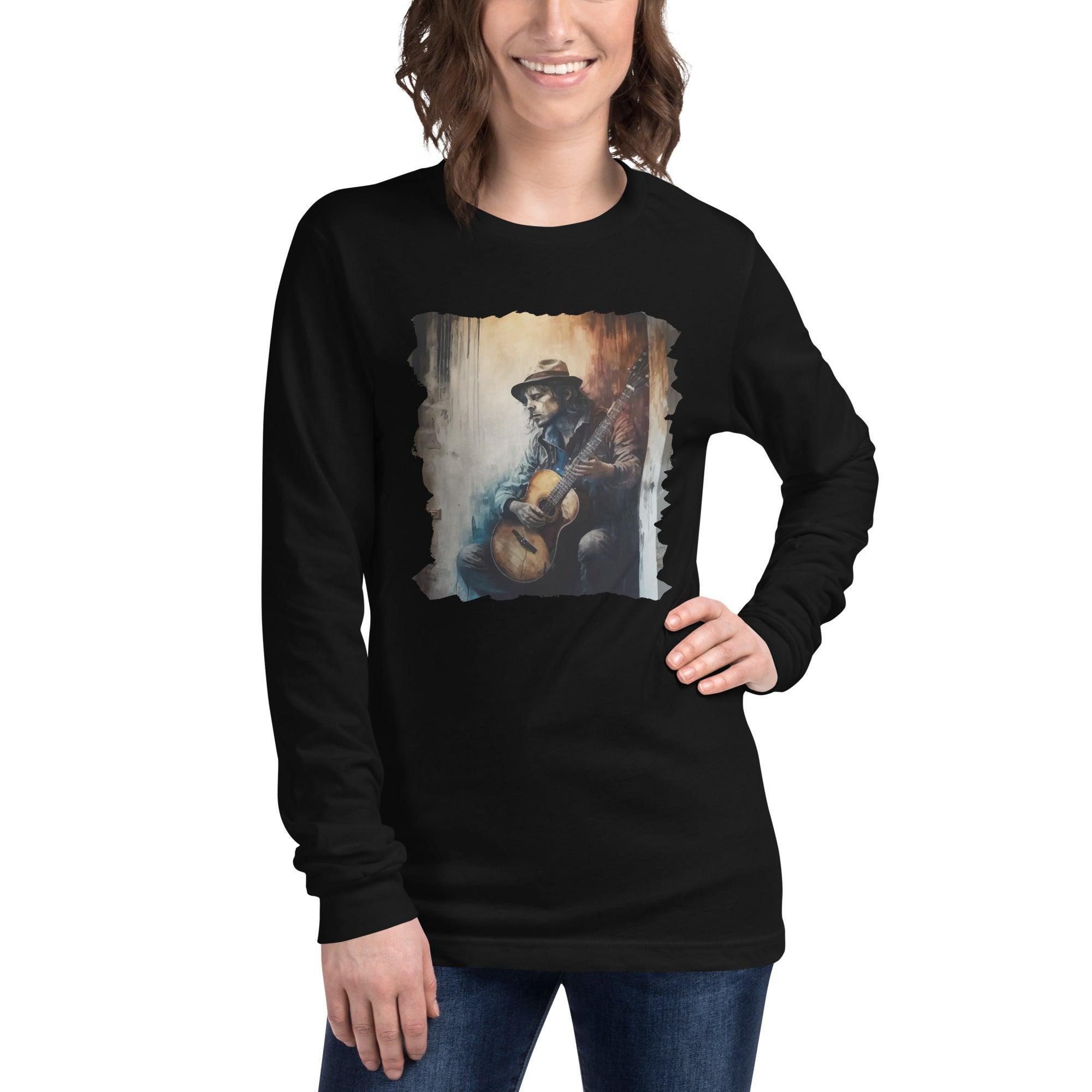 Guitar Is Poetry in Motion Unisex Long Sleeve Tee - Beyond T-shirts