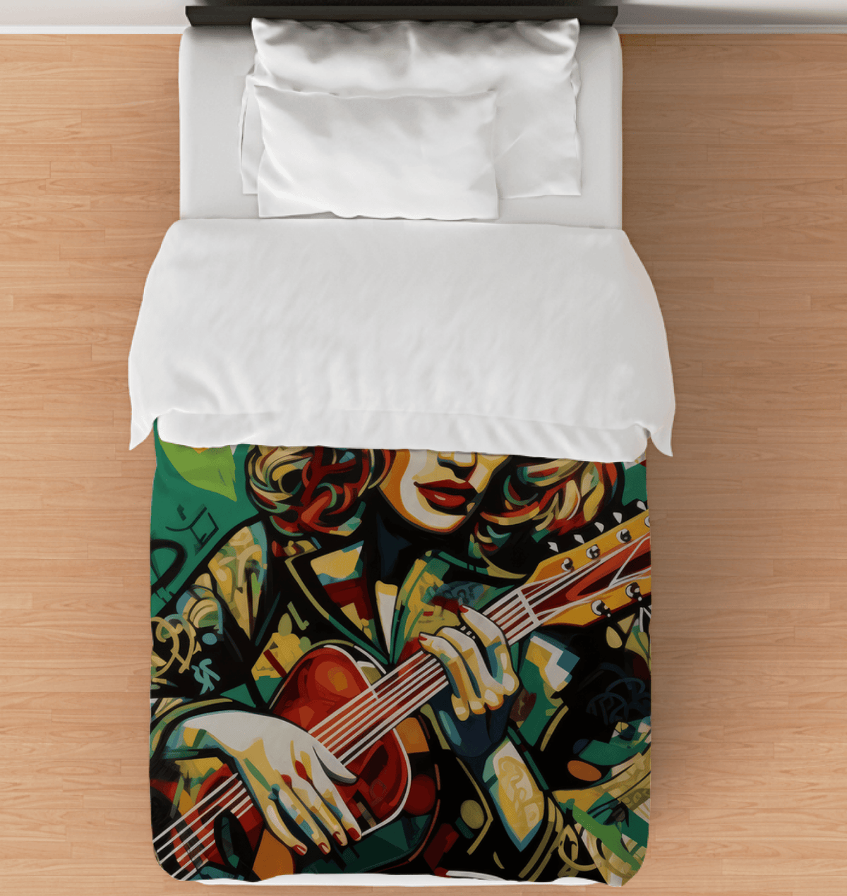 GuiGuitar Is Self-Expression Comforter Twintar Is Self Expression Comforter - Twin - Beyond T-shirts