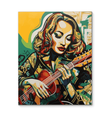 Guitar Is Self Expression Wrapped Canvas - Beyond T-shirts