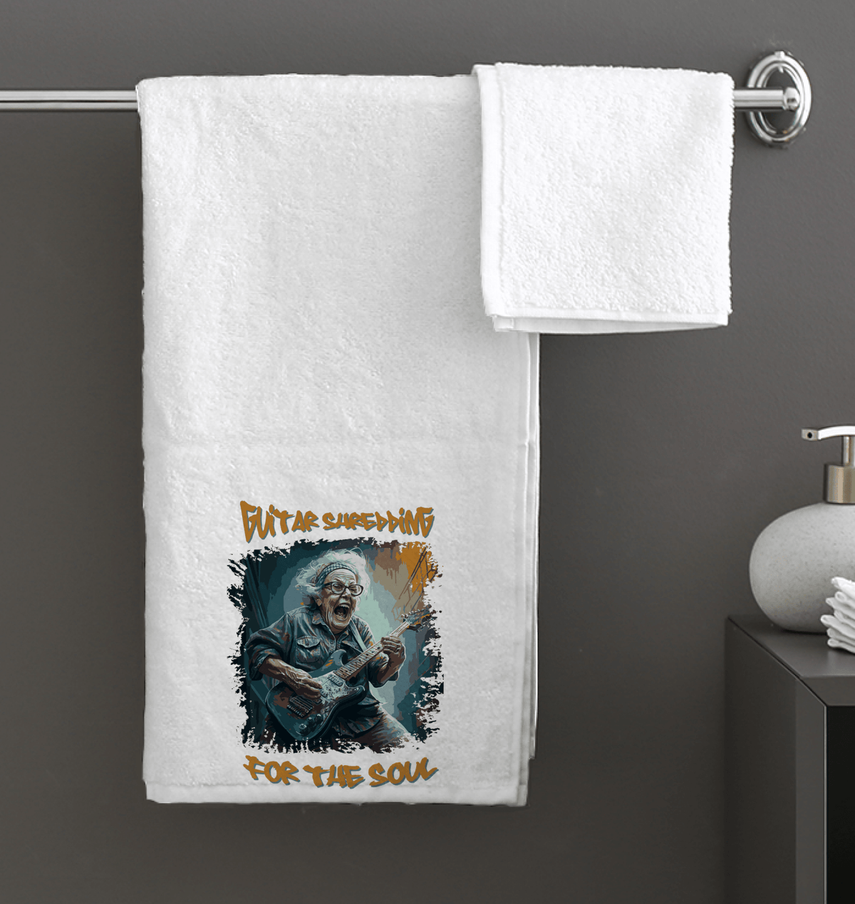 Guitar Shredding Bath Towel - Beyond T-shirts