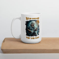 Guitar shredding white glossy mug - Beyond T-shirts