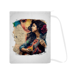 Guitar Speaks Her Language Laundry Bag - Beyond T-shirts