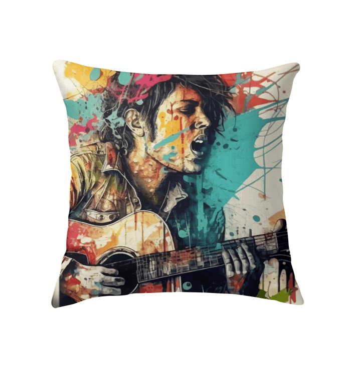 Guitar Speaks, I Listen Indoor Pillow - Beyond T-shirts