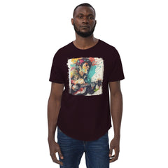 Guitar Speaks, I Listen Men's Curved Hem T-Shirt - Beyond T-shirts