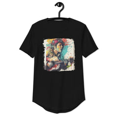 Guitar Speaks, I Listen Men's Curved Hem T-Shirt - Beyond T-shirts