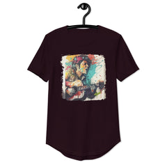 Guitar Speaks, I Listen Men's Curved Hem T-Shirt - Beyond T-shirts