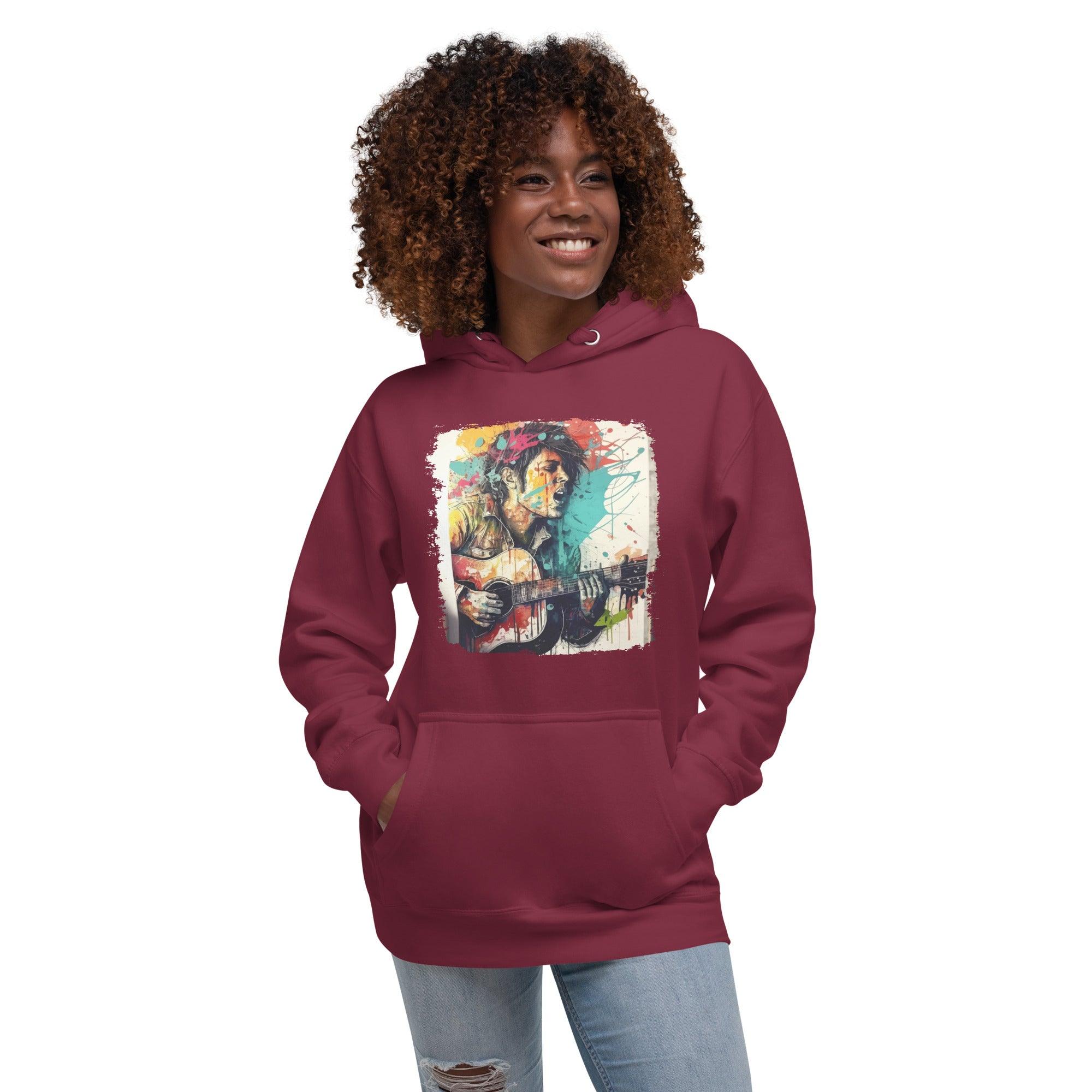 Guitar Speaks, I Listen Unisex Hoodie - Beyond T-shirts