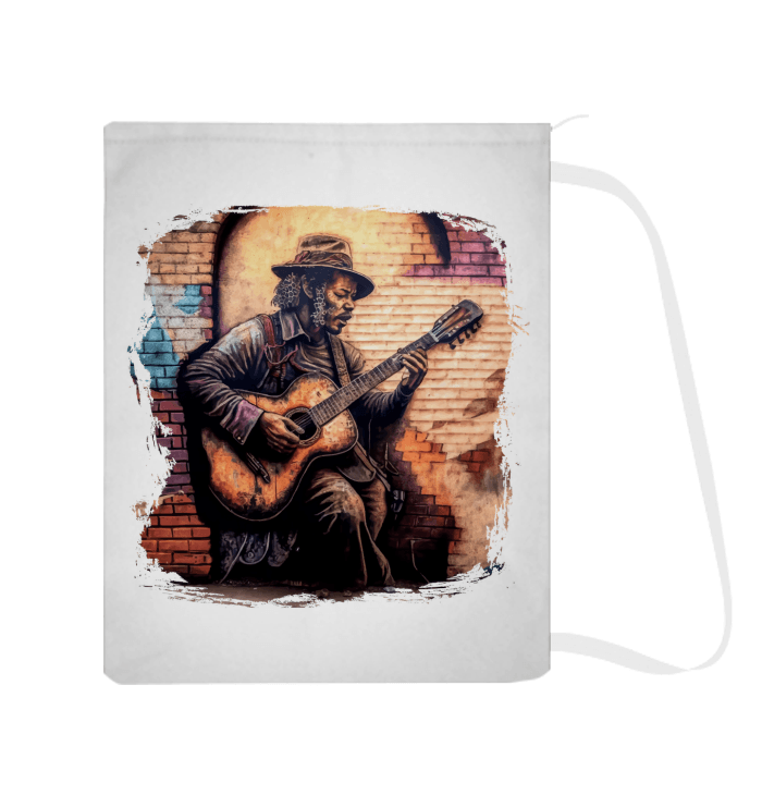 Guitar Tells His Story Laundry Bag - Beyond T-shirts