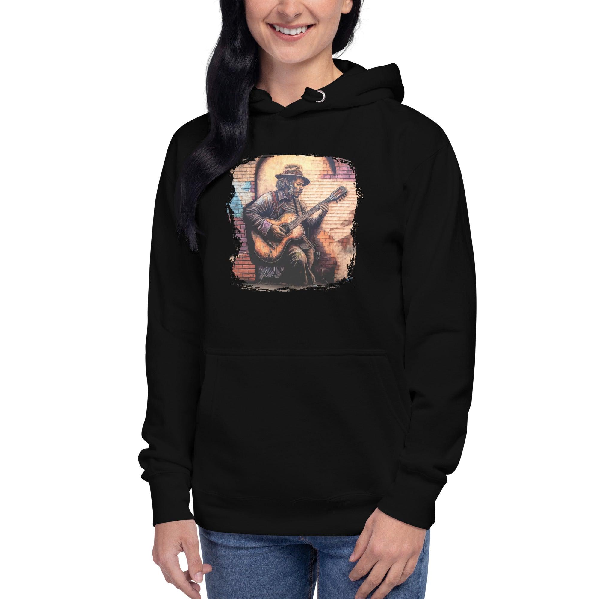 Guitar Tells His Story Unisex Hoodie - Beyond T-shirts