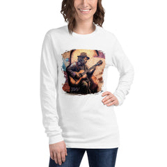 Guitar Tells His Story Unisex Long Sleeve Tee - Beyond T-shirts