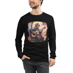 Guitar Tells His Story Unisex Long Sleeve Tee - Beyond T-shirts