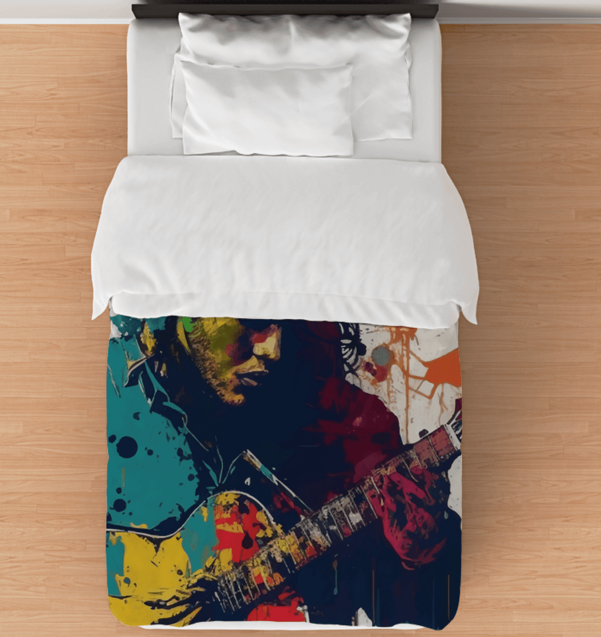Guitarists Have Mad Skills Comforter - Twin - Beyond T-shirts