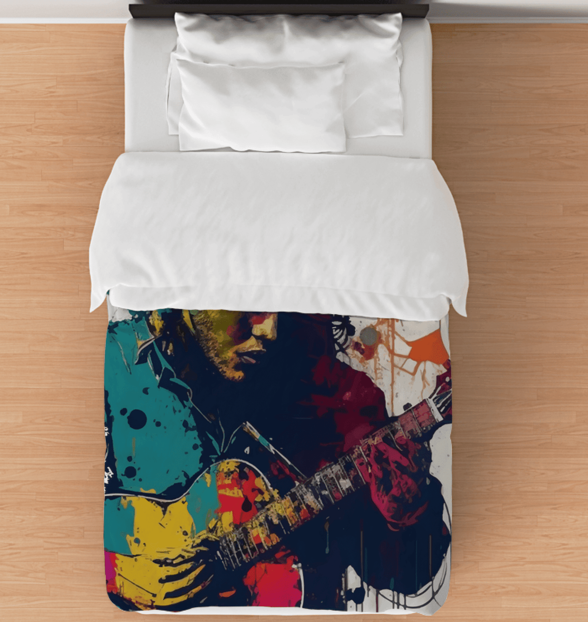 Guitarists Have Mad Skills Duvet Cover - Beyond T-shirts