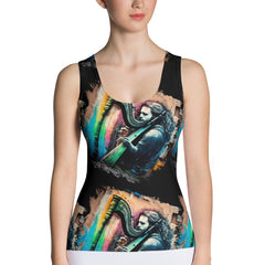 Guitarists Have Mad Skills Sublimation Cut & Sew Tank Top - Beyond T-shirts