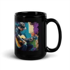 Guitarists Have The Best Fingers Black Glossy Mug - Beyond T-shirts