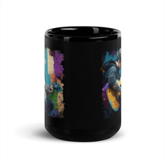 Guitarists Have The Best Fingers Black Glossy Mug - Beyond T-shirts