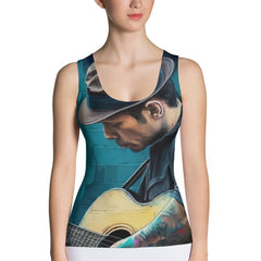 Guitarists Have The Best Fingers Sublimation Cut & Sew Tank Top - Beyond T-shirts