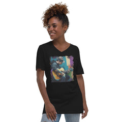 Guitarists Have The Best Fingers Unisex Short Sleeve V-Neck T-Shirt - Beyond T-shirts