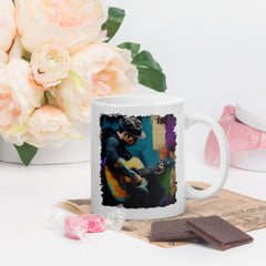 Guitarists Have The Best Fingers White glossy mug - Beyond T-shirts